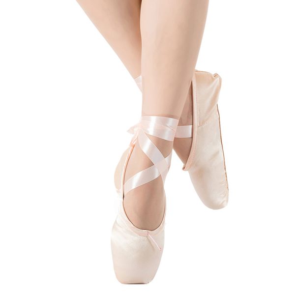 

drop-shipping the child and ballet dance shoes ladies professional ballet dance shoes with ribbons woman size 28-43
