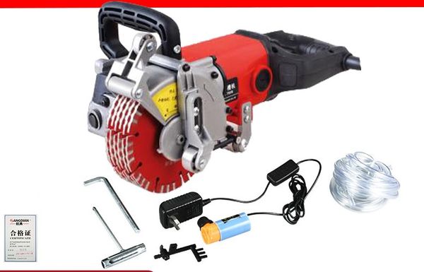

220v electric wall chaser groove cutting machine wall slotting grooving depth: 36mm machine steel concrete cutting