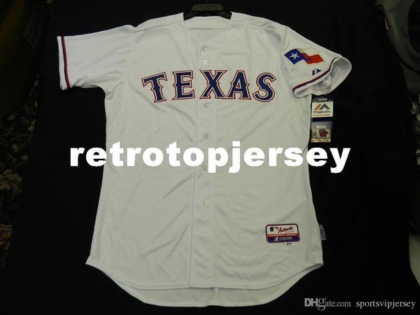 

majestic texas white cool base on field jersey mens stitched wholesale big and tall size xs-6xl baseball jerseys, Black;blue