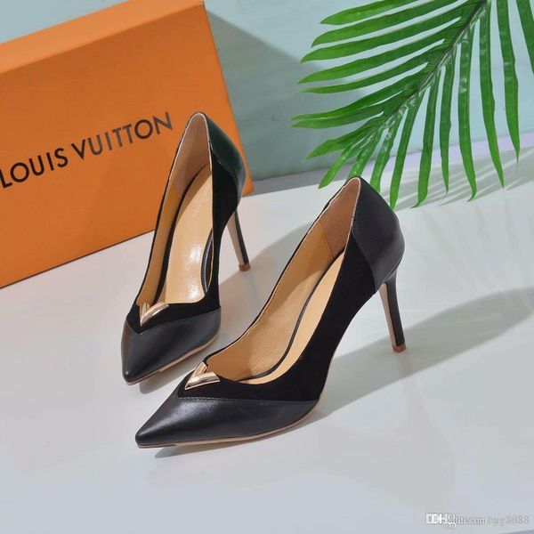 

new fashion women's high heels transparent material soft and comfortable heel height: 9.5cm size 35-42 x1, Black