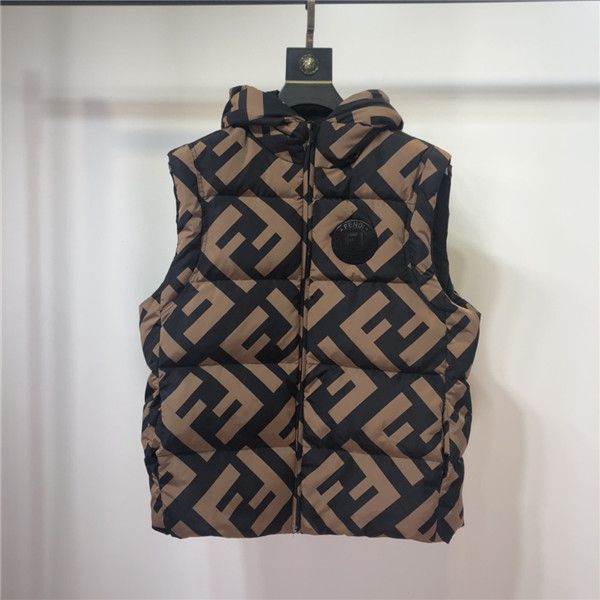 

luxurious brand design fed down vest jackets sweatshirts men women clothes sweater fashion wear on both side streetwear outdoor hoodies coat, Blue;black