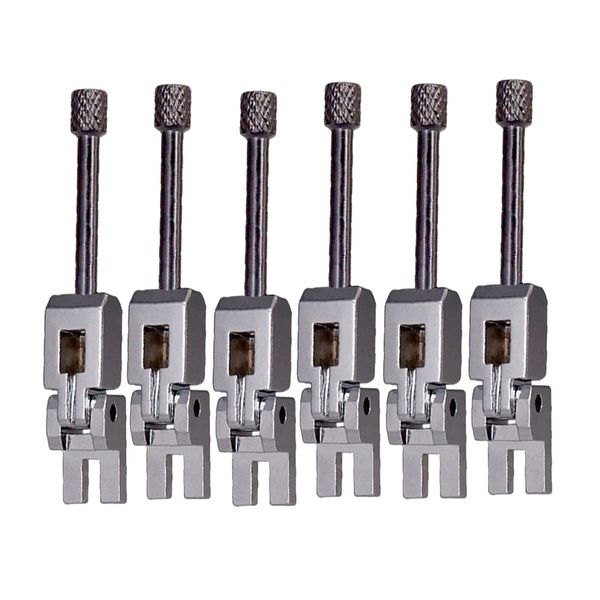 

6 pieces electric guitar tremolo bridge saddles spare parts for electric guitar accessories, high quality