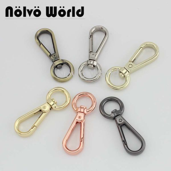 

wholesale 500pcs, 5 colors accept mix color,50*12mm 1/2 inch metal trigger snap hook handbag purse adjusted swivel clasp hooks, Black