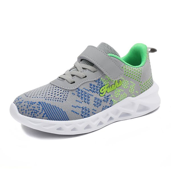 

2019 new style boys shoes flywire mesh running shoes for kids sneakers children's outdoor sport breathable lightweight, Black