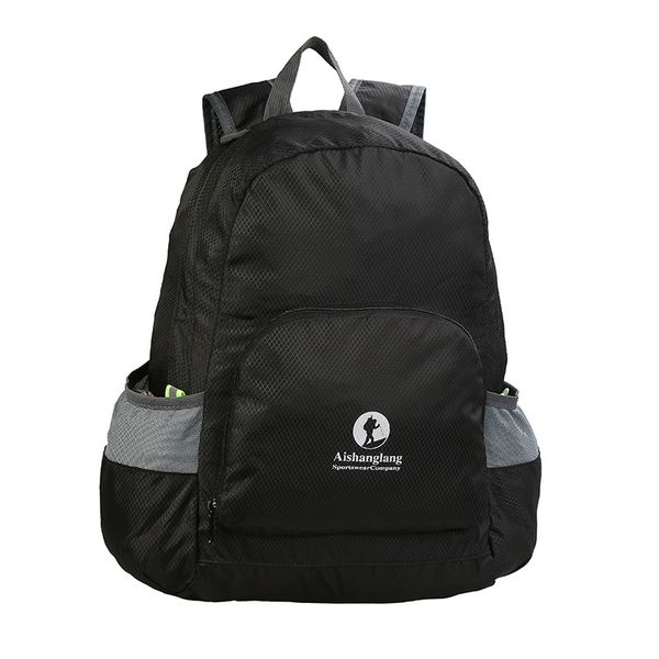 

direct supply men and women ultra-light waterproof gift backpack portable backpack outdoor waterproof folding bag can be set