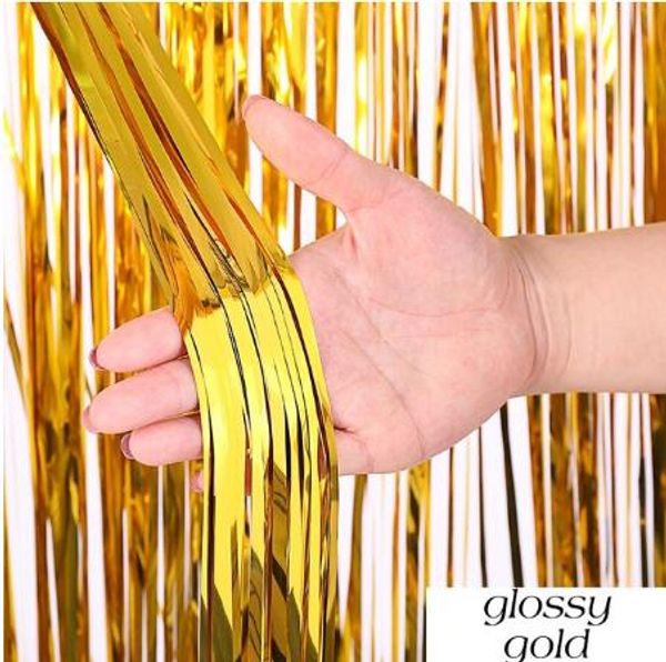 

wedding decoration backdrop glossy foil rain curtain tinsel kids p booth birthday party curtains baby shower party decoration