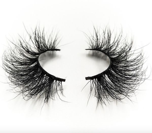 

25 mm mink false eyelash new 5d lengthen mink fur luxury lifelike 100 sets by dhl