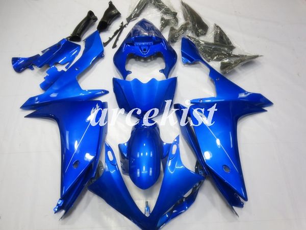 

injection mold new abs motorcycle full fairings kit fit for yamaha yzf-r1 2007 2008 07 08 bodywork set blue
