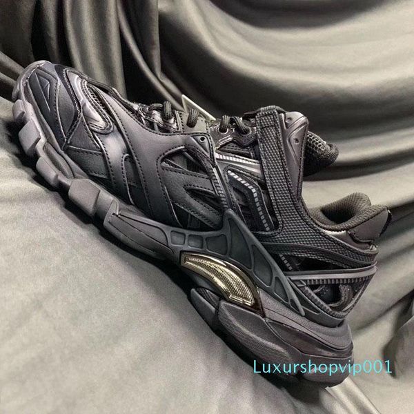 

designer shoe triple s 2.0 sneakers women casual shoes luxury men shoe track.2 trainers 089men sneakers des chaussures men casual shoec01, Black