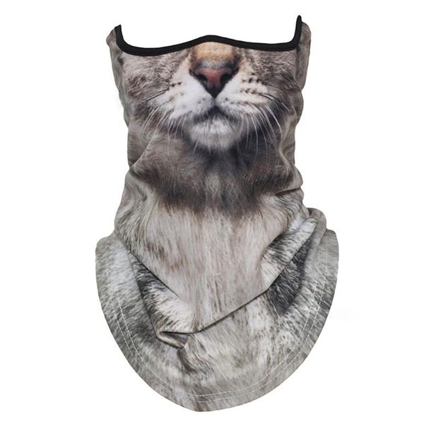

30# face scarf new rave bandana neck gaiter tube headwear for women men face scarf sun protection turban, Black