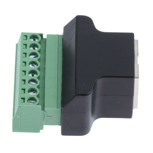 

1 piece terminal converter adapter rj45 socket for screwing connection block converter adapters