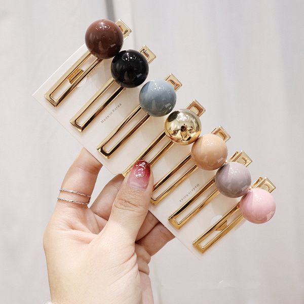 Helisopus Candy Color Hairpins Hair Accessories For Women Acrylic
