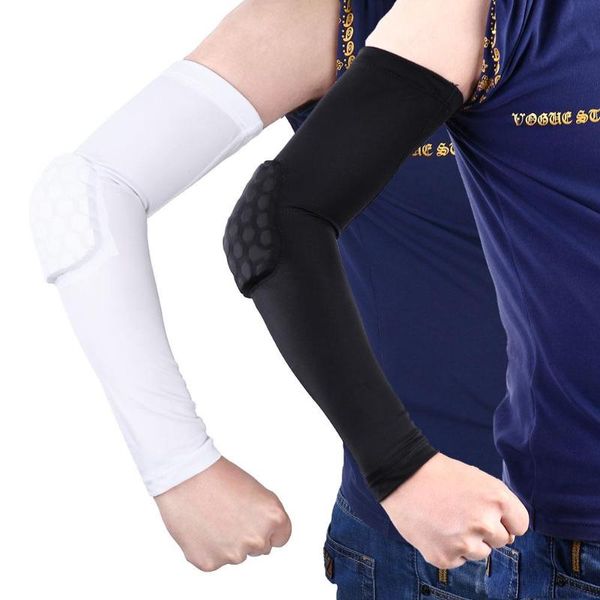 

crashproof basketball shooting lengthen arm sleeve elbow protection, Black;gray