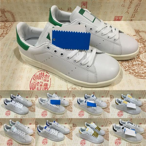 

new stan shoes classic casual shoes wholesale smith men smith shoes casual leather women sport sneakers us 5, Black