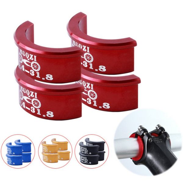 

4pcs bicycle handlebar conversion sheet installation aperture adjust transformer mtb road bike fixed gear foldable 2019