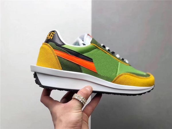 

2019 новейшие аутентичные лд лдв вафельные sacai зеленый упоением университетский синий мульти рассвете кукурузы оранжевый пиджак до середин