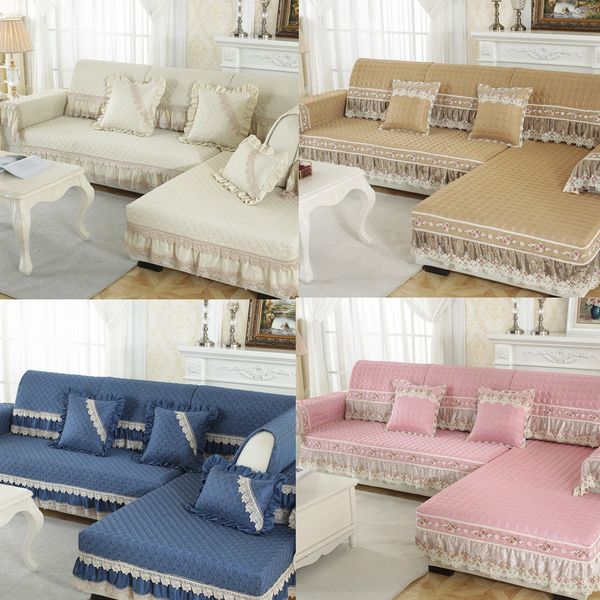 

european sofa covers for living room four seasons universal fabric sofa cushion non-slip couch cover set kid