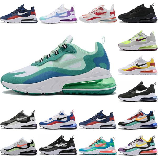 

2020 new men women react running shoes triple black bauhaus right violet reggae sea green optical mens trainers sports sneakers runners