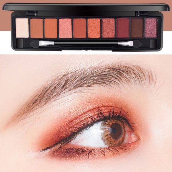 

10 colors eye shadow lasting waterproof eye shadow easy to wear multiple colour smudge-proof
