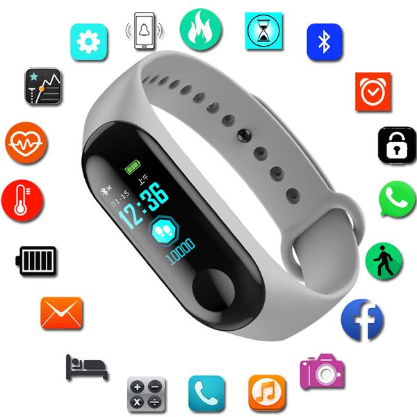 

спорт браслет смарт часы женщины мужчины для android ios smartwatch fitness tracker new electronics smart clock вах ip68 водонепроницаемый, Slivery;brown