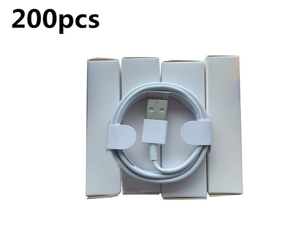 

200pcs 7 поколений оригинальный oem качество 1м / 3 фута usb зарядное устройство синхронизации данных телефона кабель с розничной новой коро
