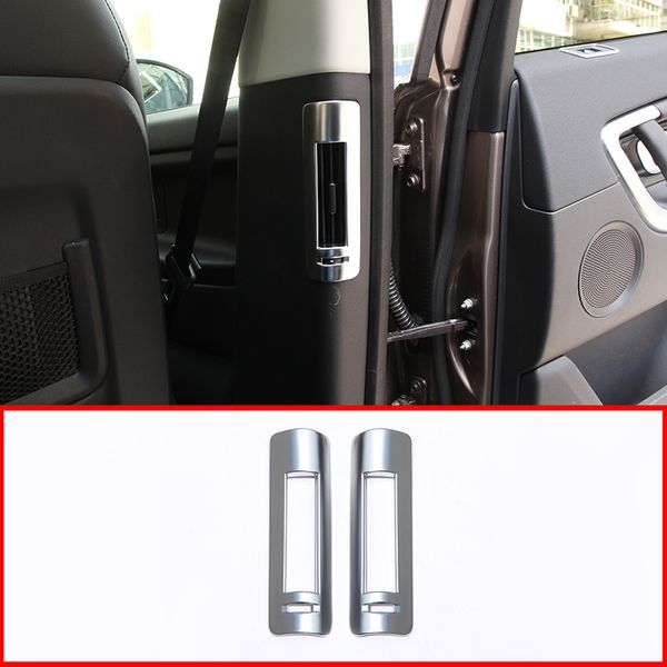 

abs matte chrome b pillar ac vent frame cover trim accessories for discovery 5 lr5 l462 2017-20 interior accessories