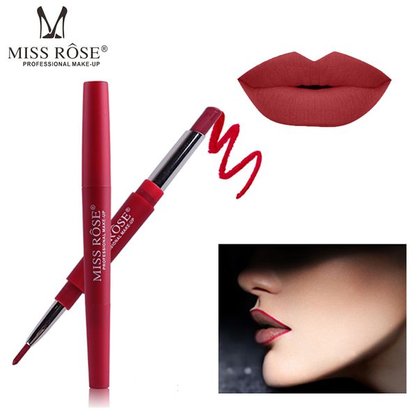 

miss rose lipstick set red beauty long lasting waterproof pigment matte lipstick pencils velvet moisturizer lips makeup kit