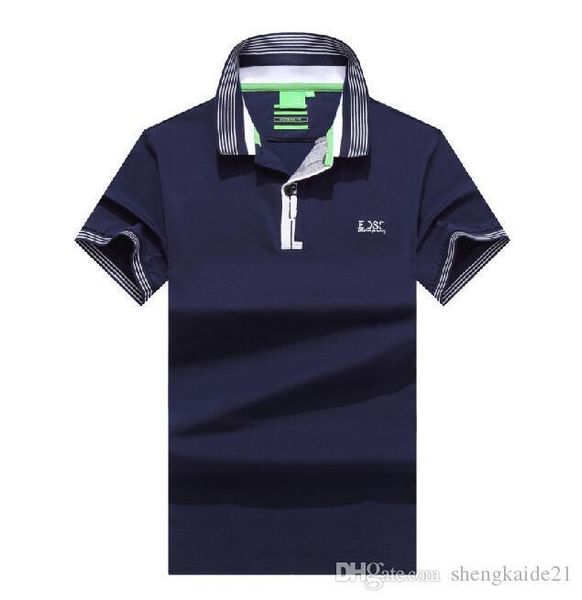 

hugo мужчины polos бренда боссы рубашки поло мужская мода случайные поло хлопка футболки высокого качества мужская футболка поло рубашки биз, White;black