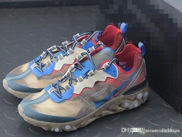 

react element 87 undercover light beige chalk beige chalk signal blue bq2718-200 with original box