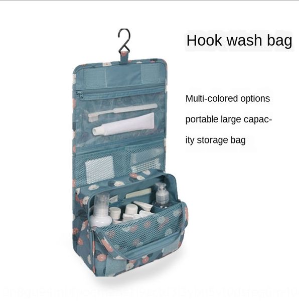

hanging storage wash waterproof travel oxford fabric luggage cosmetic bag thickened oxford cloth folding portable travel bag