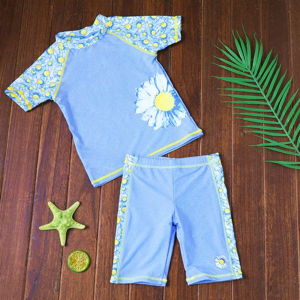 

new 2019 girls two-piece swimming suits swimwear children beach wear girls swimsuits lovely bikini g1-cz925