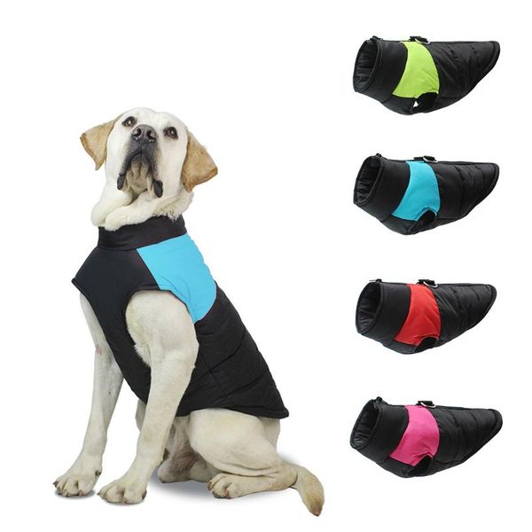 

pet dog vest clothes winter warm big dog coat puppy clothing waterproof pet vest jacket for small medium large dogs