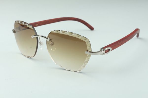 occhiali da sole con lenti per incisioni di fascia alta più recenti di vendita diretta 3524019 bastoncini di legno originali naturali misura occhiali: 58-18-135mm