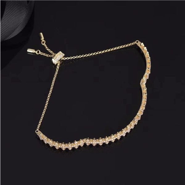 

fashion retro gear elegante armband nieuwe water rimpel armband sieraden accessoires voor valentijnsdag mooie gift voor vrouwen, Black