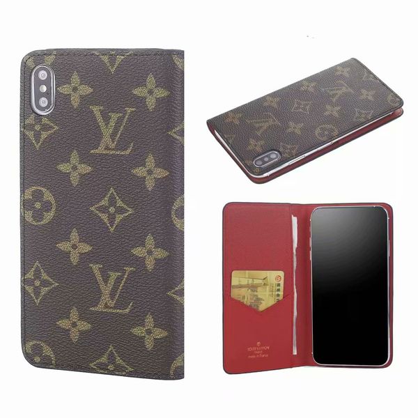 

Высокое качество роскошный дизайнер классический Винтаж бумажник чехол для iPhone X