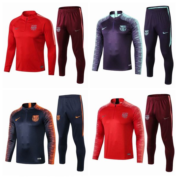 

19 20 new barcelona jacket uit fcb blue port wear me i training uarez long leeve half zipper barcelona training wear 4512103, Gray