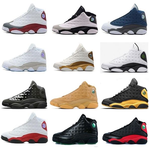 

men women basketball shoes air 13 13s dmp black cat history of flight dmp bred black true red sports r running shoes grey toe j13