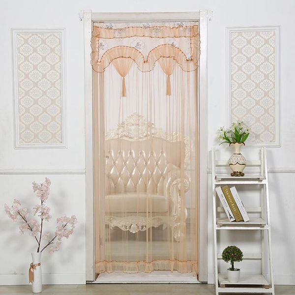 

punch-home bedroom kitchen living room bathroom decorative curtain partition drapes mosquito lace fabric curtain
