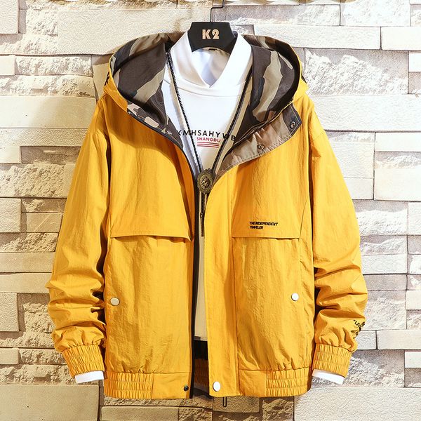 

men cargo bomber jackets japanese steetwear autumn big pockets harajuku hip hop windbreaker coats korean fashion, Black;brown