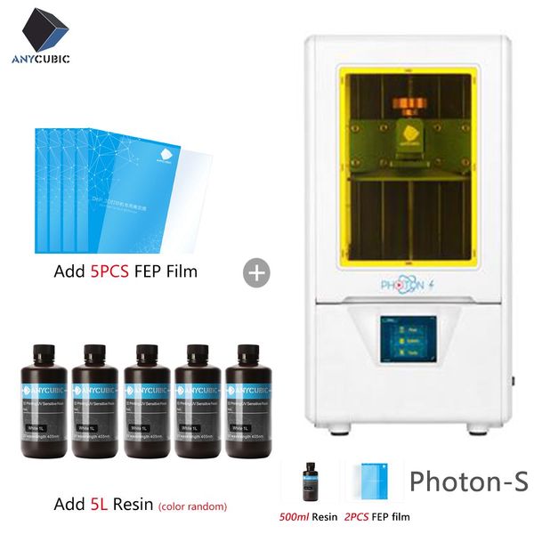 

Новый ANYCUBIC 3D принтер Фотон-S Dual Zaxis мини 3d принтер 405nm УФ Matrix UV модуль ОАС Смола Модернизированный Impresora 3d