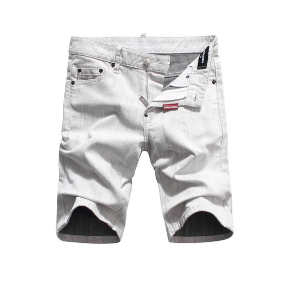 

men designer jeans d2 italy fashion style designer summer mens casual denim shorts jeans brand embroidery hip pop rock pants holes jean men, Blue