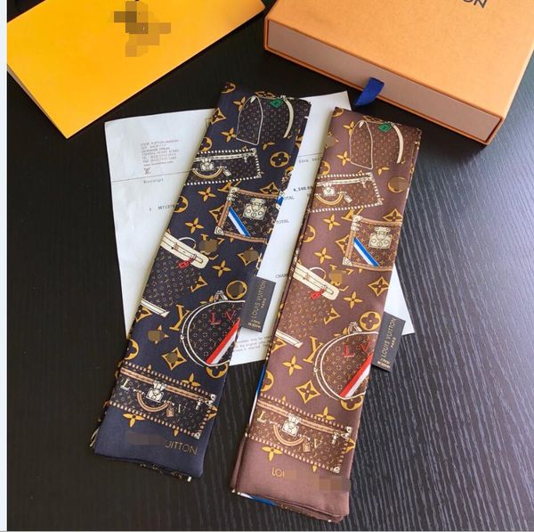 

роскошный конструктор шелковый сумки сумки шарф ободки новые марка женщин шелковые scraves 100% высшего сорта шелка мешок шарф волос bands p, Blue;gray