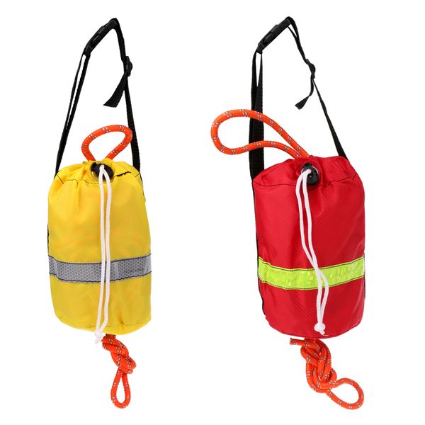 

magideal 16m/21m kayak reflective throwline water rescue safe throw bag floating rope rescue throw line kit