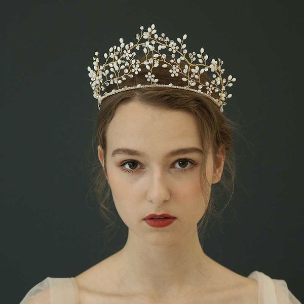 

g4201 npason невесты головной убор 2019 руководство в crown garland свадебные головной убор mori корона, Golden;white