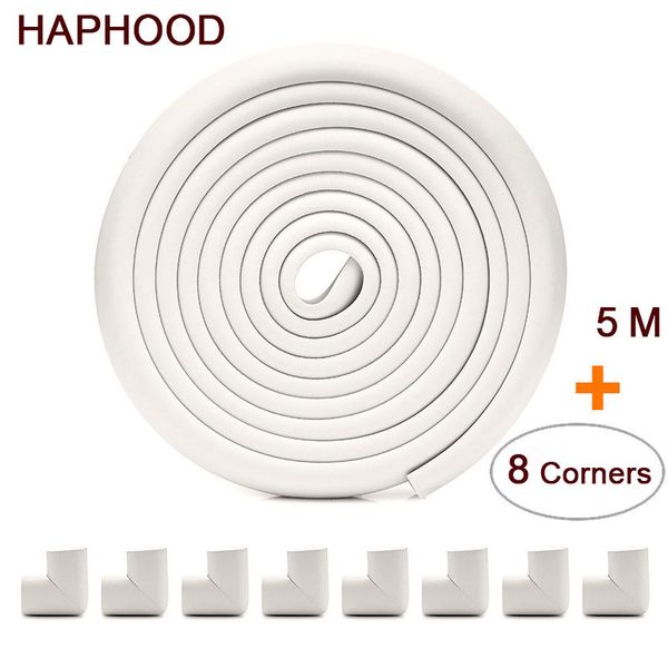 

утолщение защиты детей 5 m + 8 pcs уголки таблица guard strip младенца безопасность продуктов уголок пены бампер collision free tape