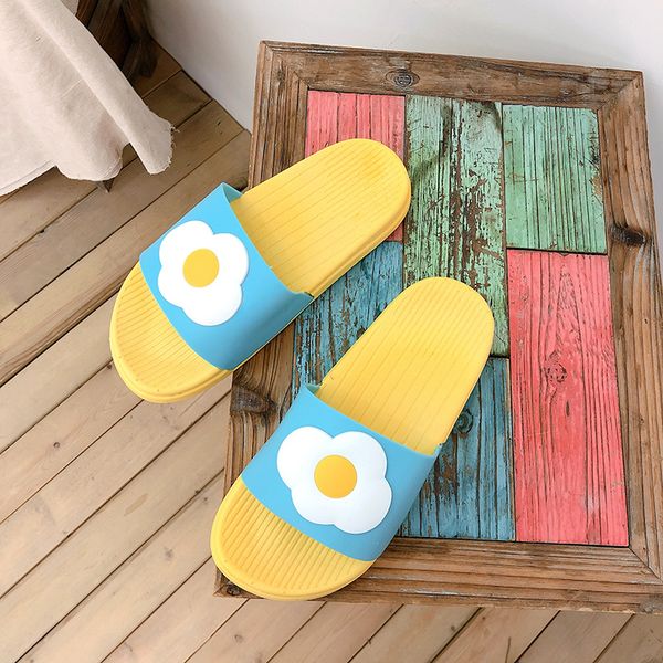 

home slippers women cute summer slippers casual new indoor house bedroom slides woman outdoor strawberry beach flip flops female, Black