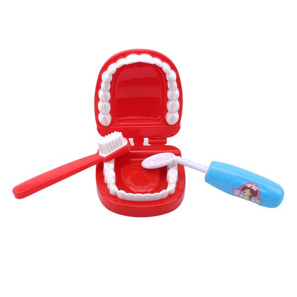 

dentist check teeth medical doctor kit 9pcs pretend play doctor toys educational role play learning kids toys for children girls