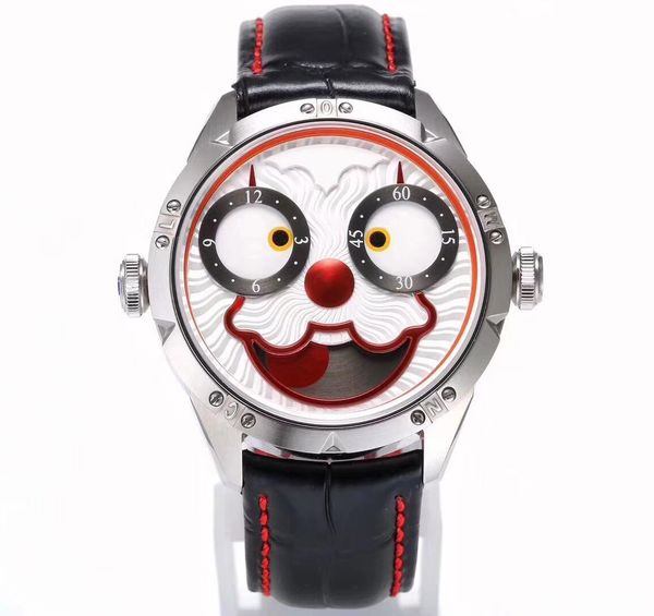 

Luxury mechanical watch for men 42mm joker miley automatic watche men chaykin moon pha e leather wri twatche