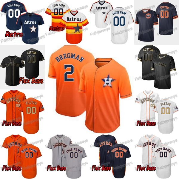 

4 George Springer 2019 Golden Edition Alex Bregman Jose Altuve Carlos Correa Astros Josh Reddick Yuli Gurriel Michael Brantley Jersey