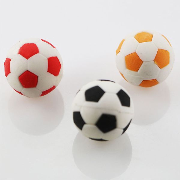 

cute football eraser removable rubber eraser stationery school supplies papelaria kids penil eraser toy gift color random